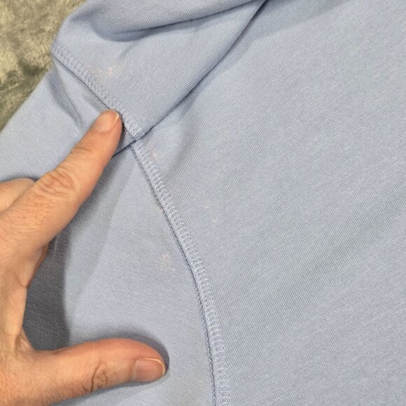 johnnie-O Corbet French Terry Crewneck Sweatshirt Mens XL Malibu Blue Preppy - Picture 7 of 9